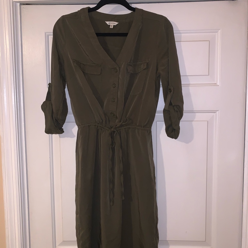 Green Utility Dress